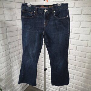 Mavi Ladies Size 30 Waist Dark Wash Molly Regular Rise Classic Bootcut Jeans